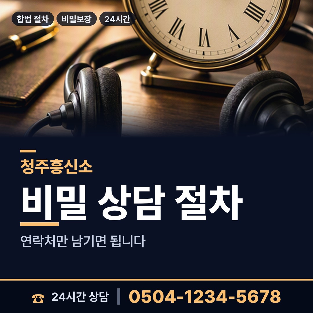 청주 봉명1동 별거증거 상담 안내